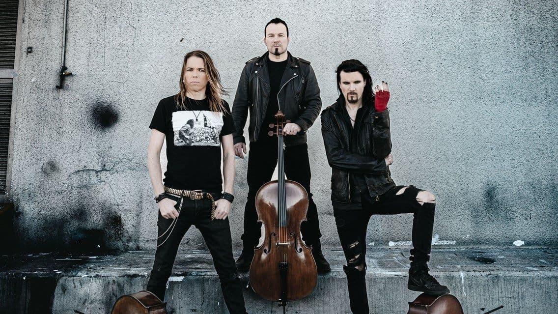 Promotional graphic for Apocalyptica - Plays Metallica Tour 2024