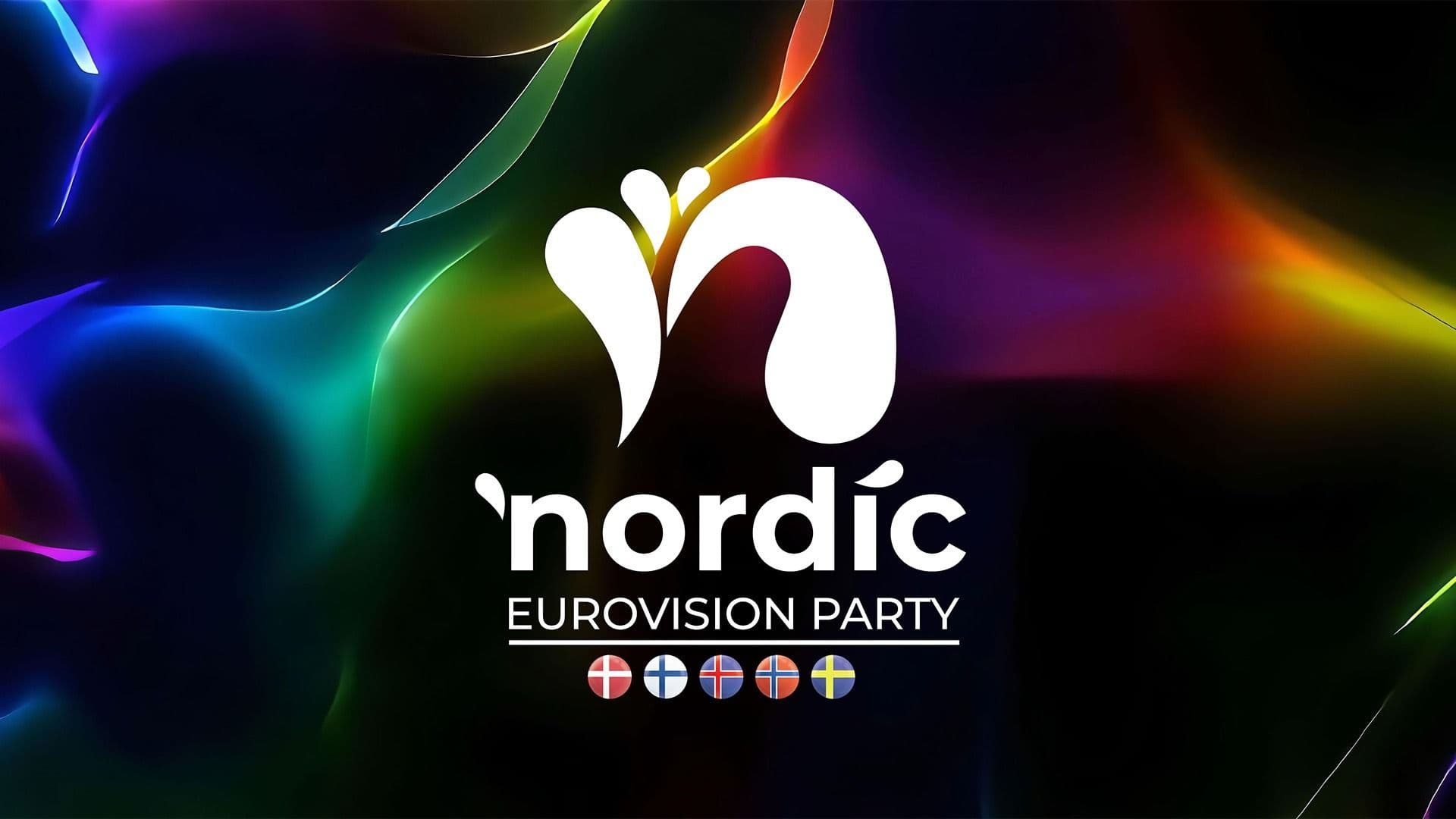 Promotional graphic for The Official After Party of Nordic Eurovision Party