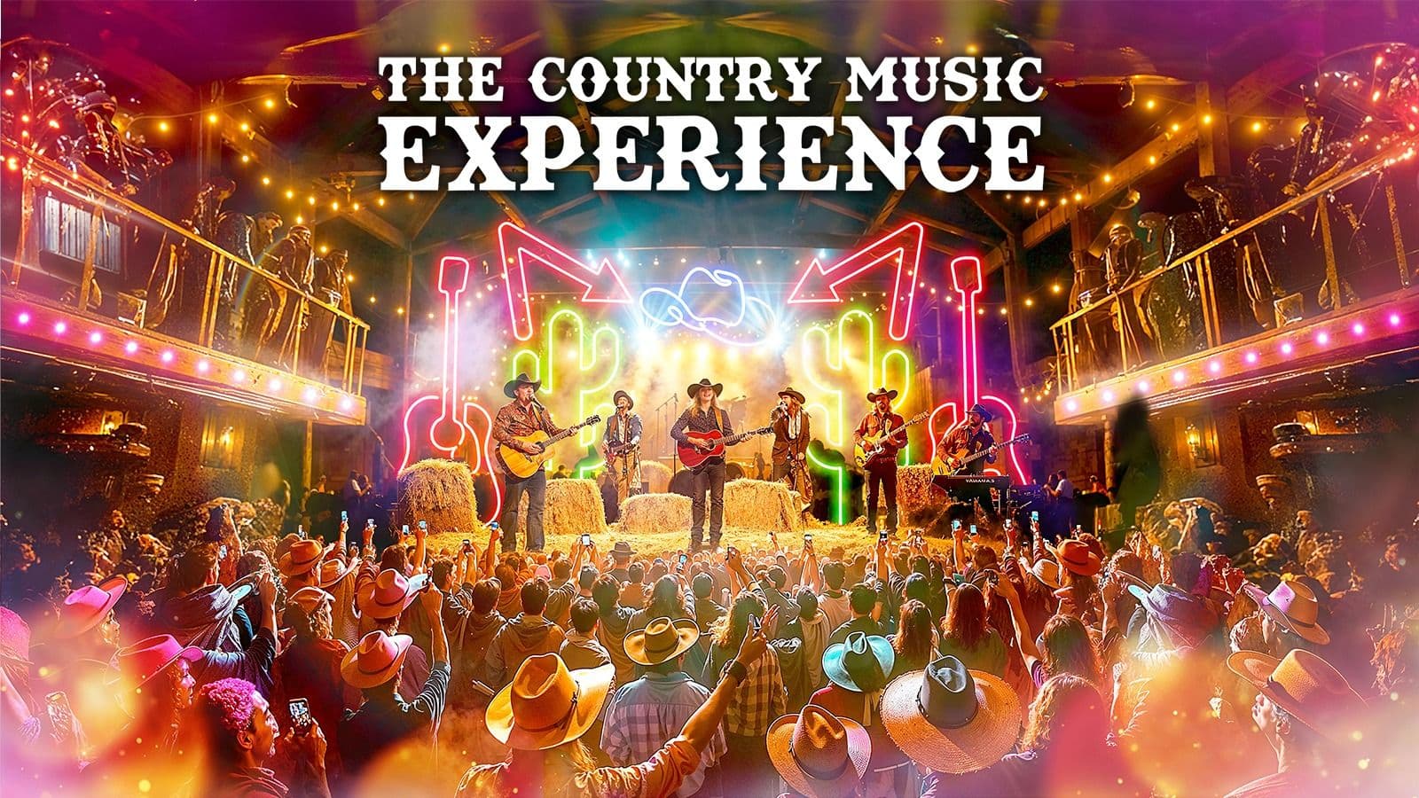 Promotional graphic for The Country Music Experience