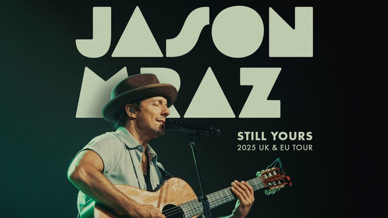 Promotional graphic for Jason Mraz