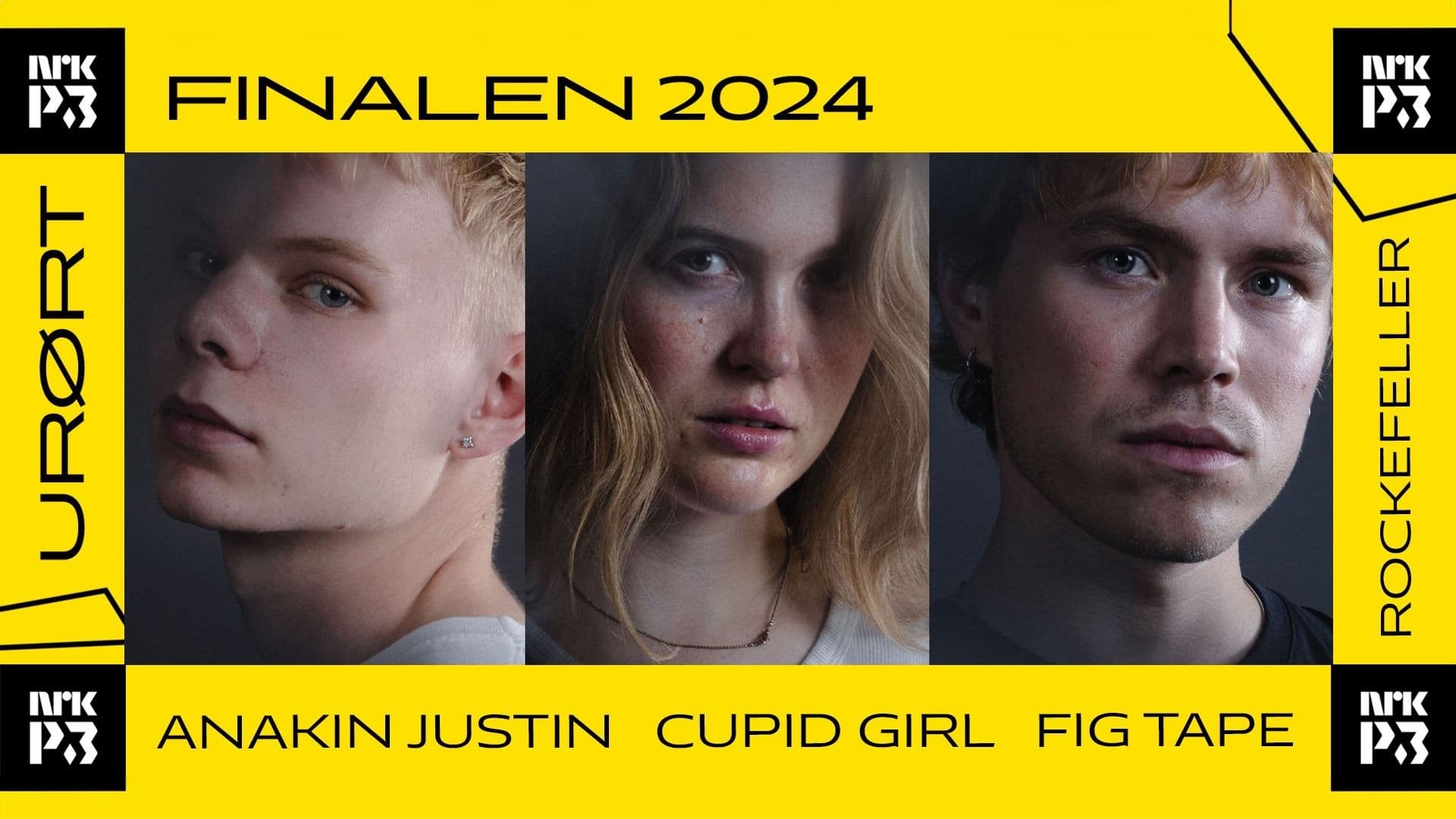 Promotional graphic for Urørtfinalen 2024