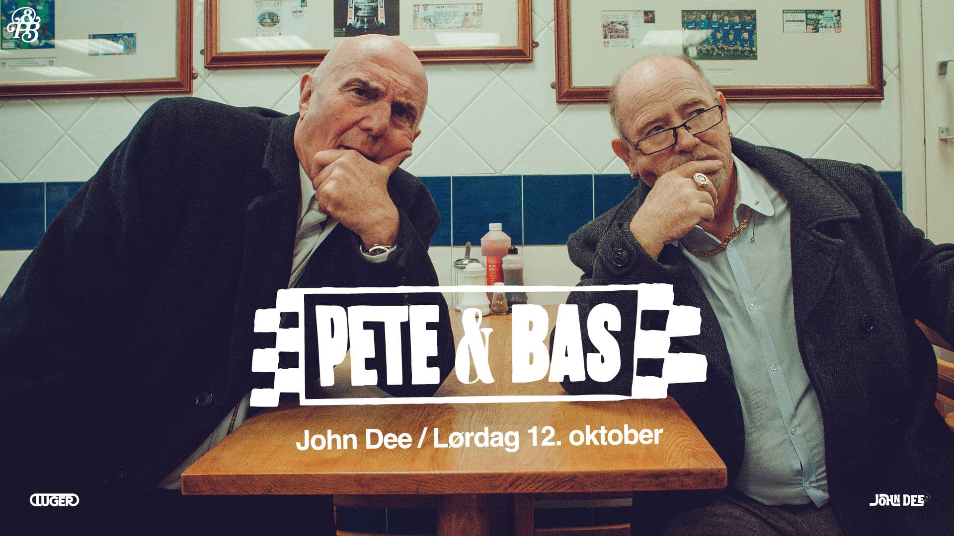 Promotional graphic for Pete & Bas