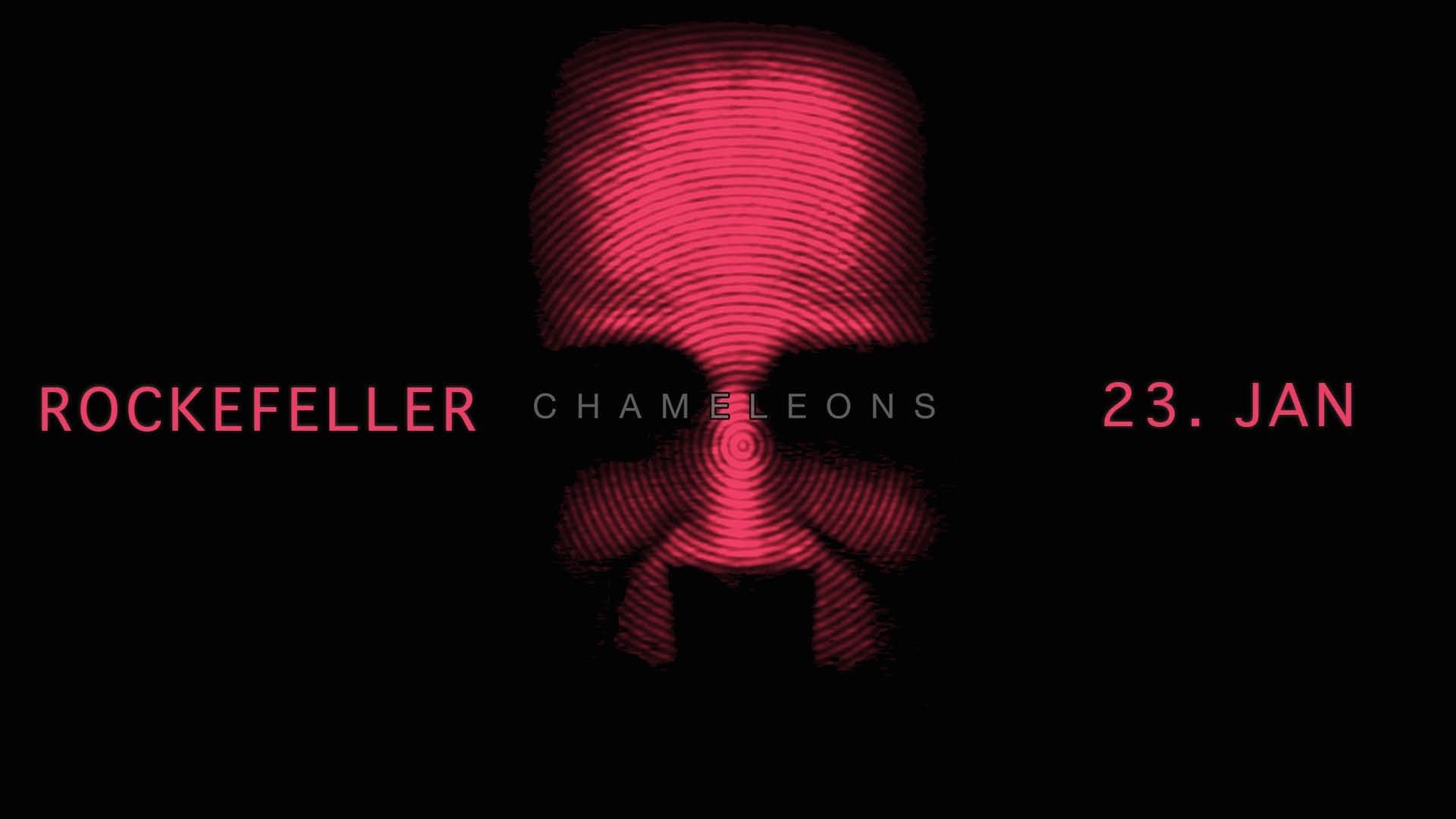 Promotional graphic for Chameleons