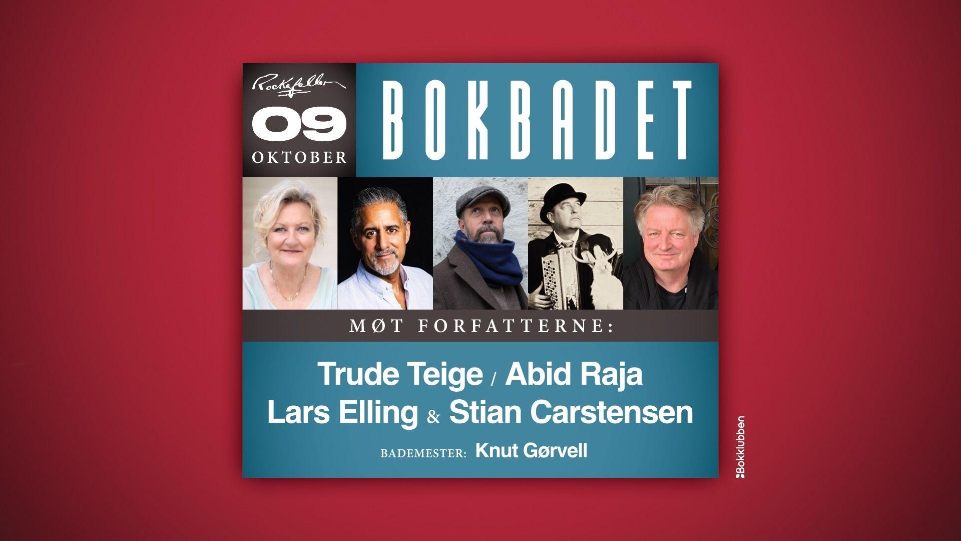 Promotional graphic for Bokbadet