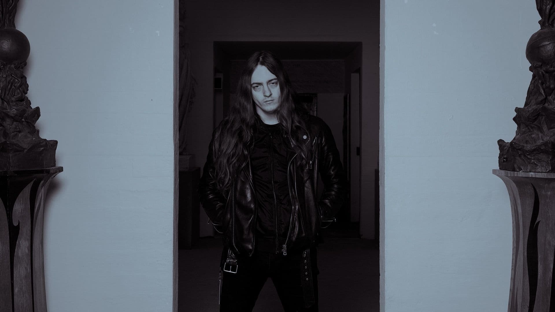 Promotional graphic for Perturbator