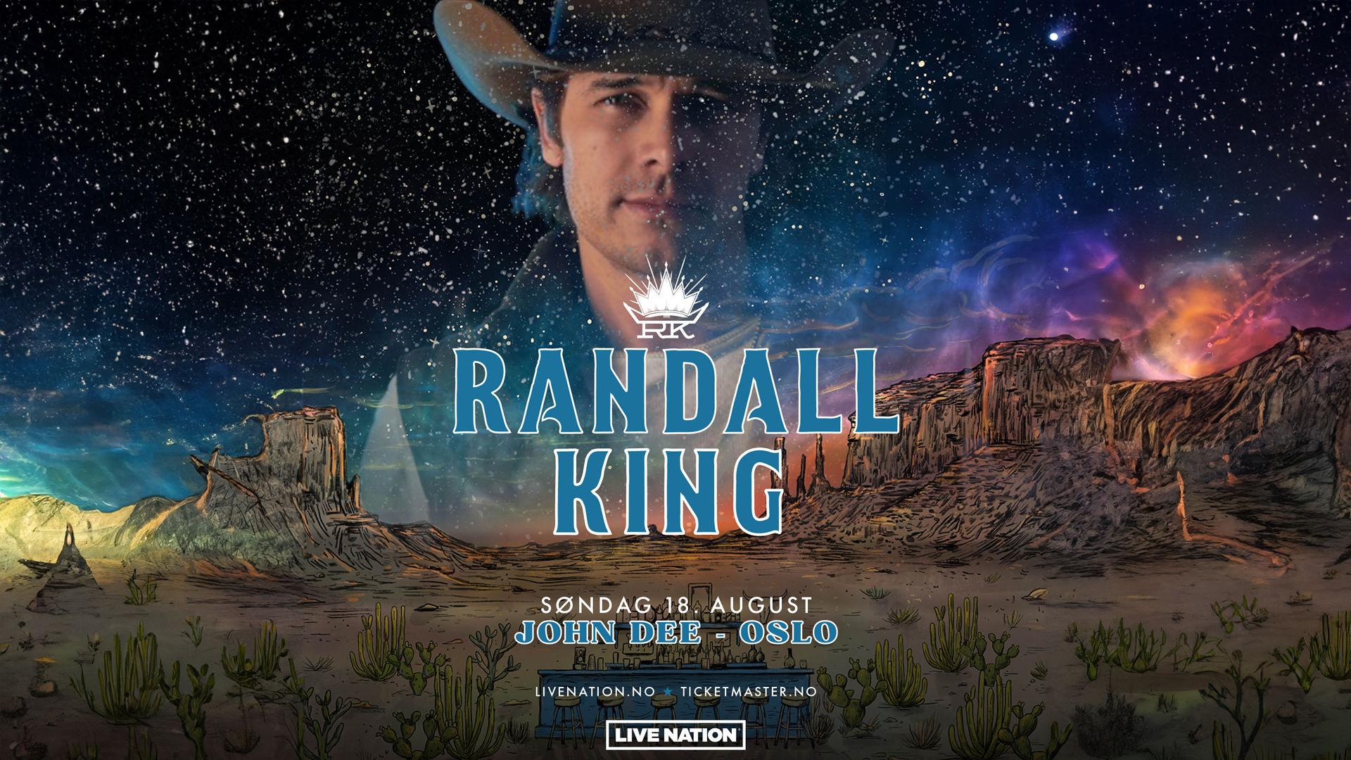 Promotional graphic for Randall King