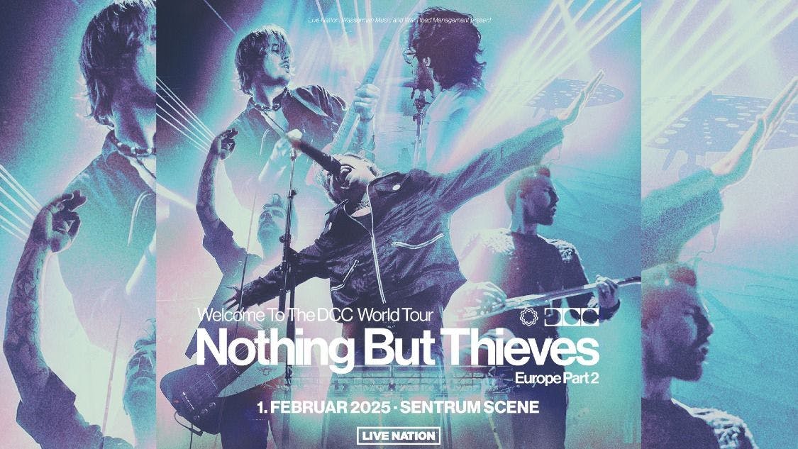 Promotional graphic for Nothing But Thieves