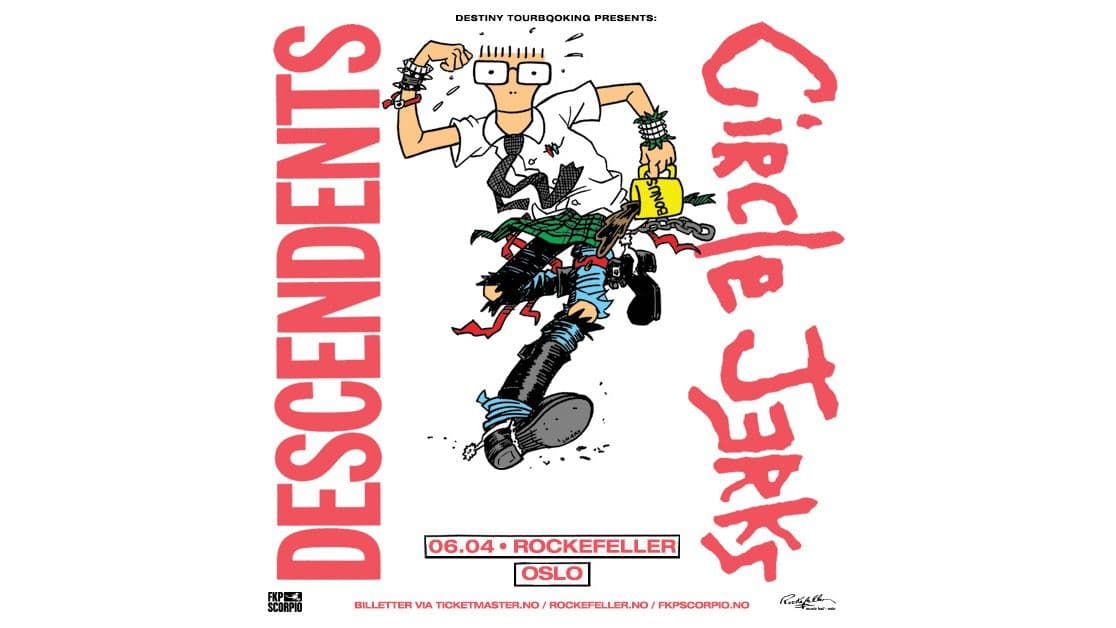 Promotional graphic for Descendents + Circle Jerks