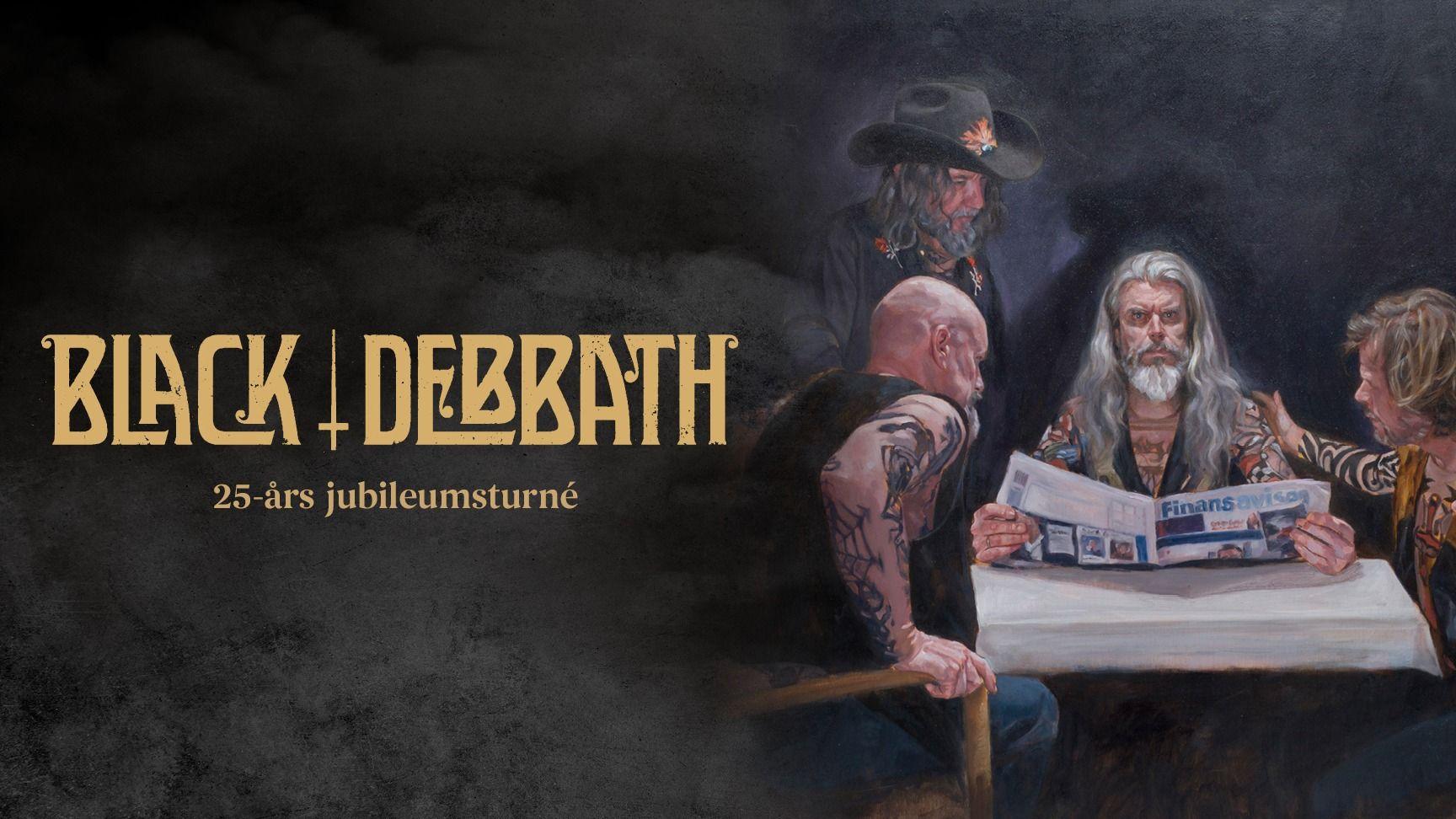 Promotional graphic for Black Debbath