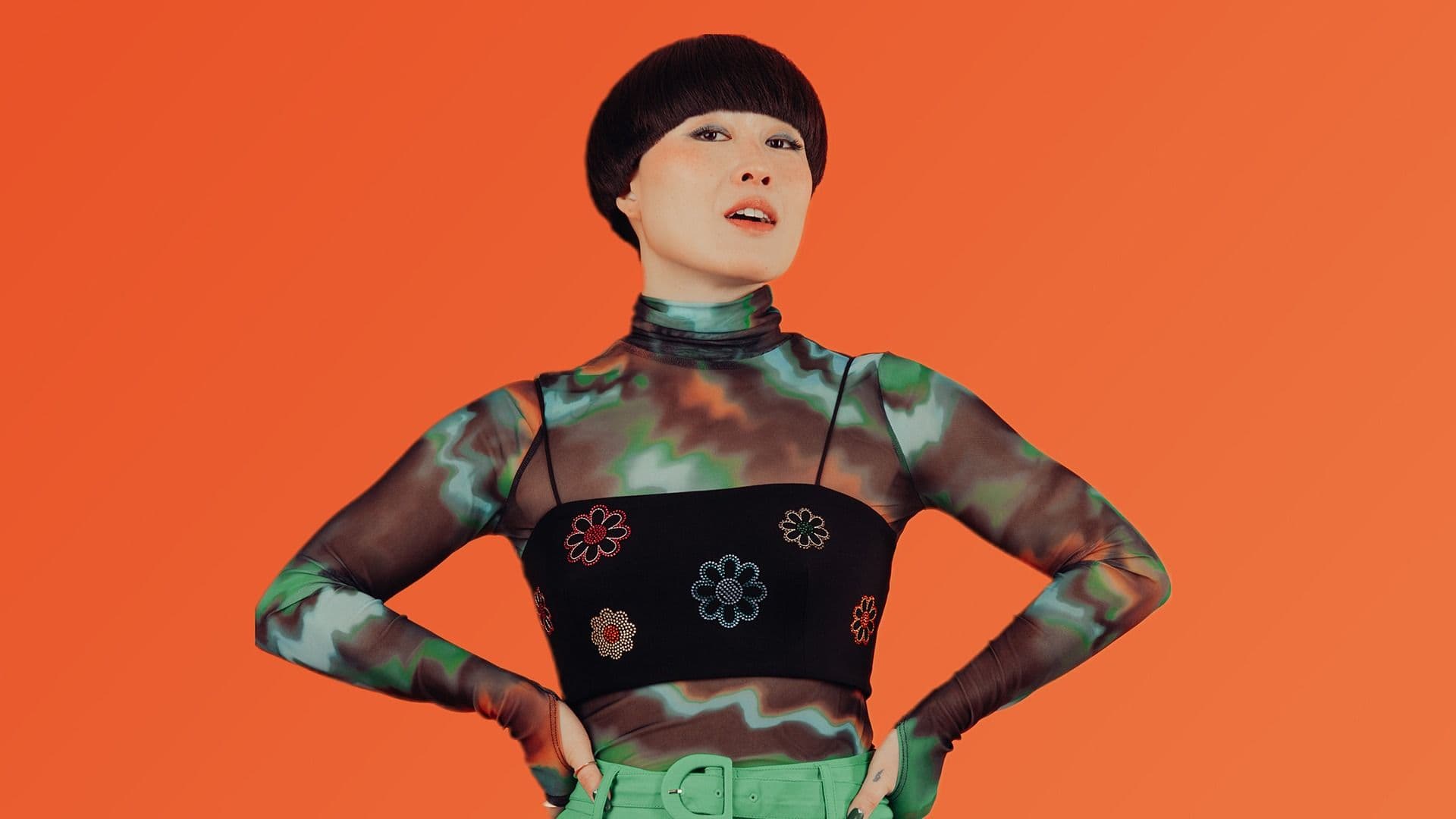 Promotional graphic for Atsuko Okatsuka