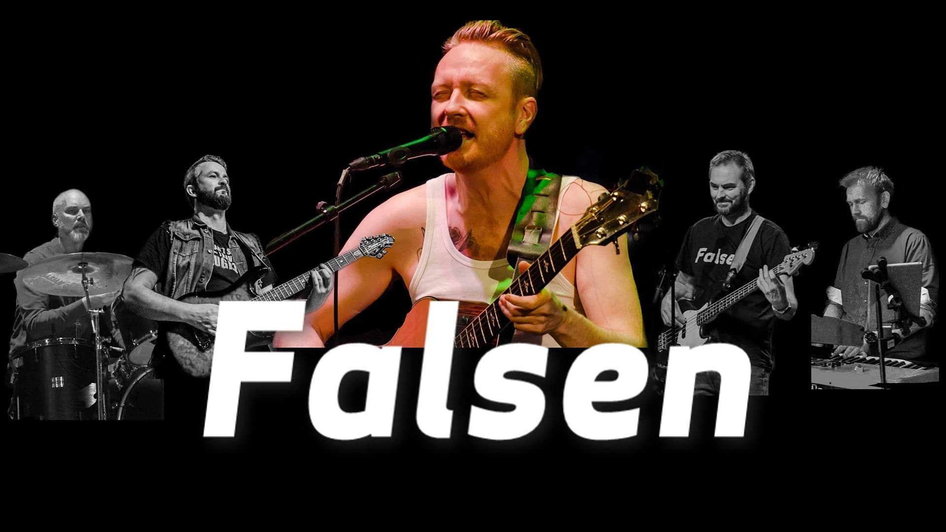 Promotional graphic for Falsen