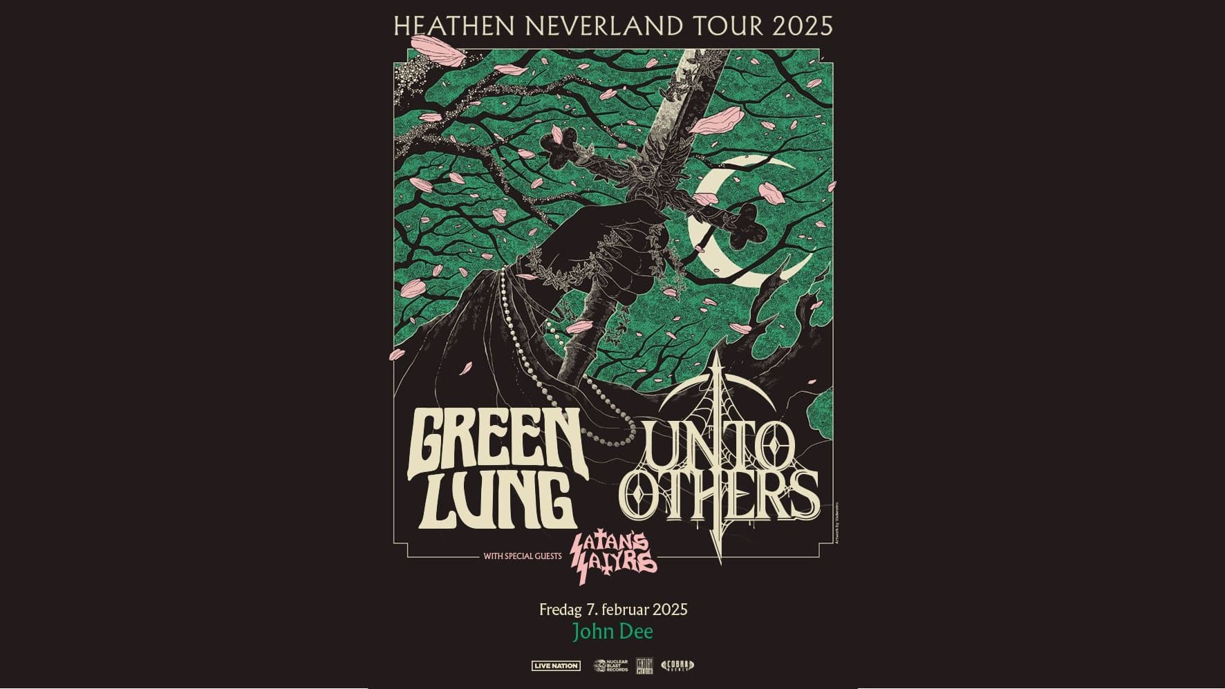 Promotional graphic for Green Lung & Unto Others 