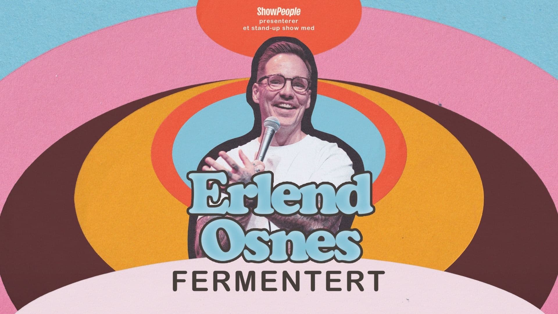 Promotional graphic for Erlend Osnes