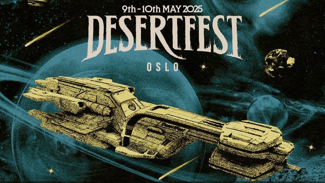 Promotional graphic for Desertfest Oslo 2025